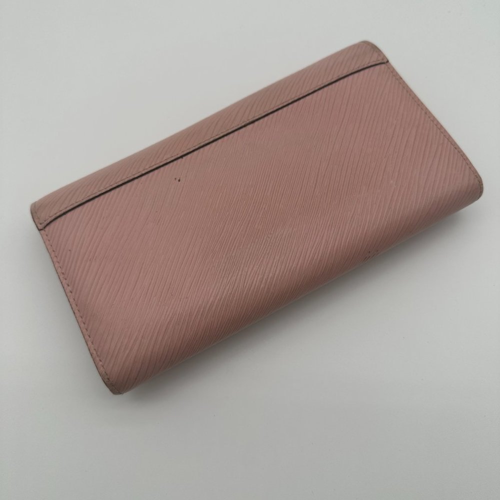 LOUIS VUITTON Epi Portefeuille Twist Long Wallet Pink with LV Dustbag - Picture 8 of 8